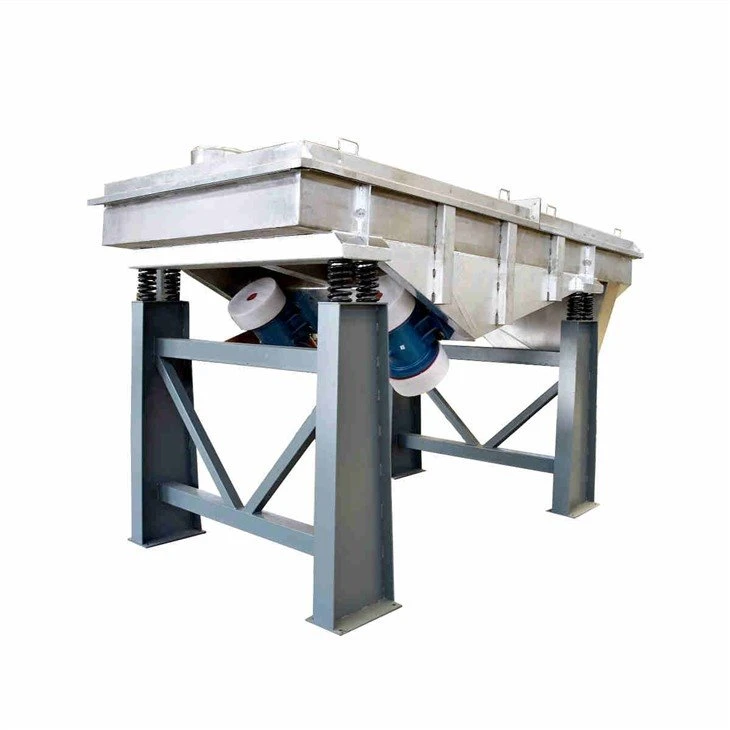Large capacity linear vibrating screen